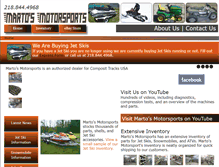 Tablet Screenshot of martosmotorsports.com